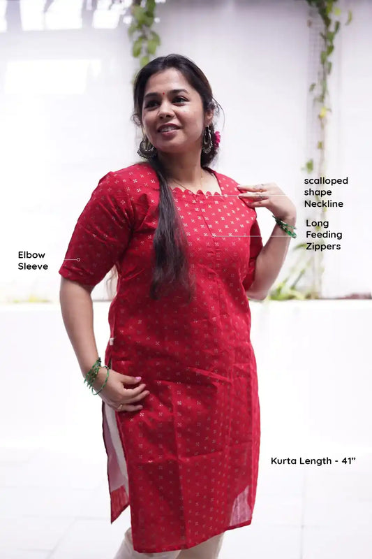 Rubiyaa Feeding Kurta