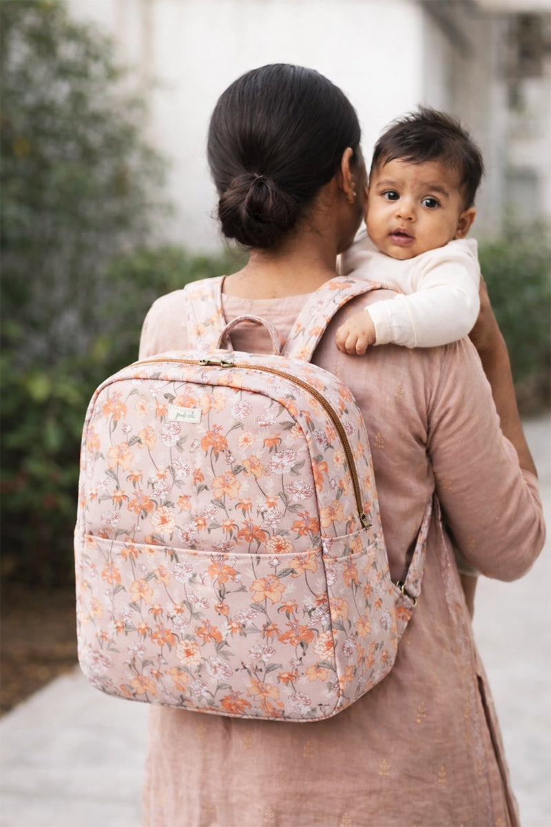 Floral Baby Diaper Bag