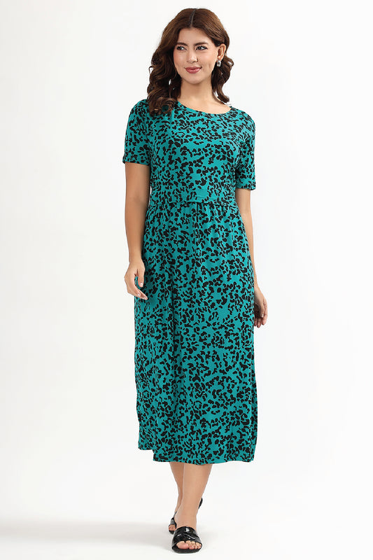 Forest Whisper Zipless Feeding Gown