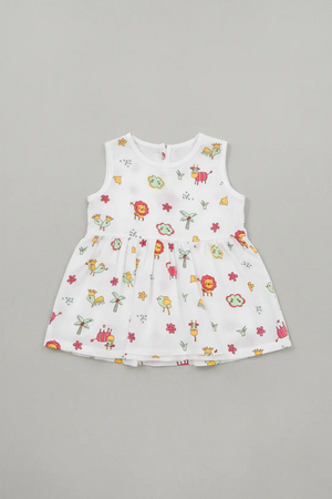 Muslin Button Frock