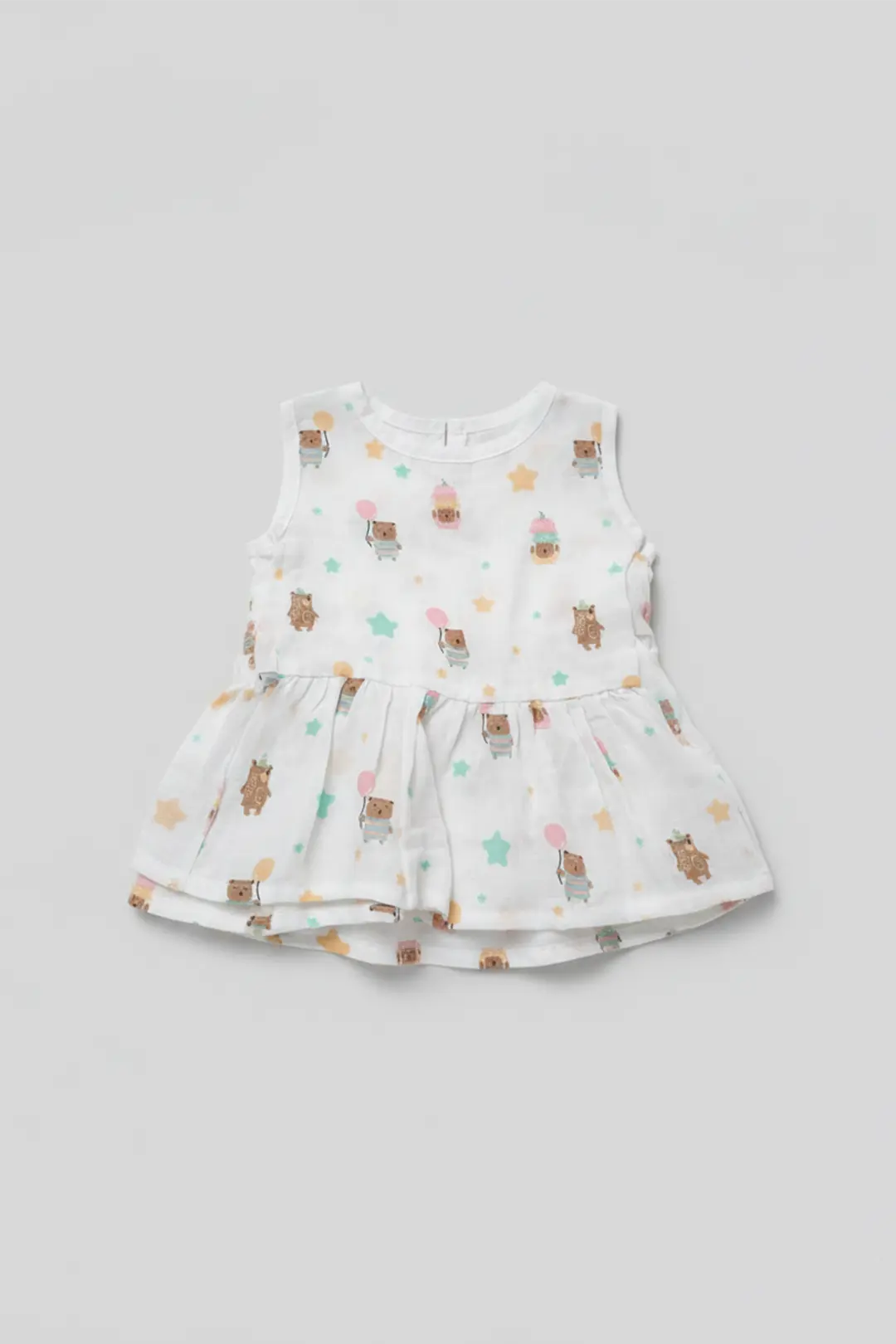 Muslin Button Frock