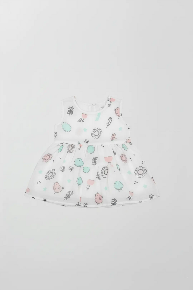 Muslin Button Frock