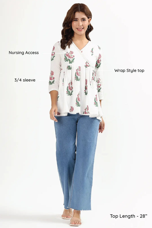 Garden Grace Feeding Tunic Top