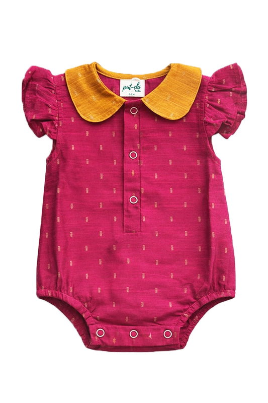 Gulabi Sunshine Silk Romper