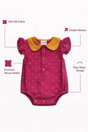 Gulabi Sunshine Silk Romper