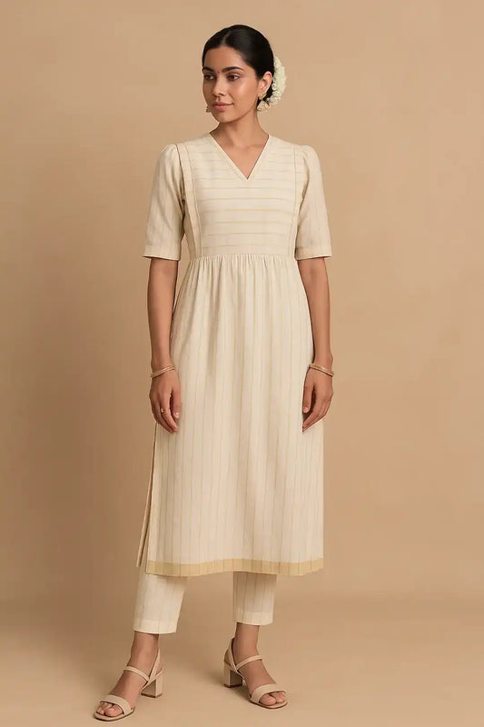 Pavizham Stripe Kurta