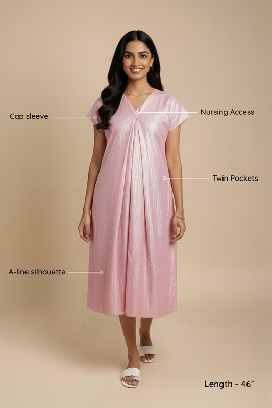 Peony Radiance Feeding Dress