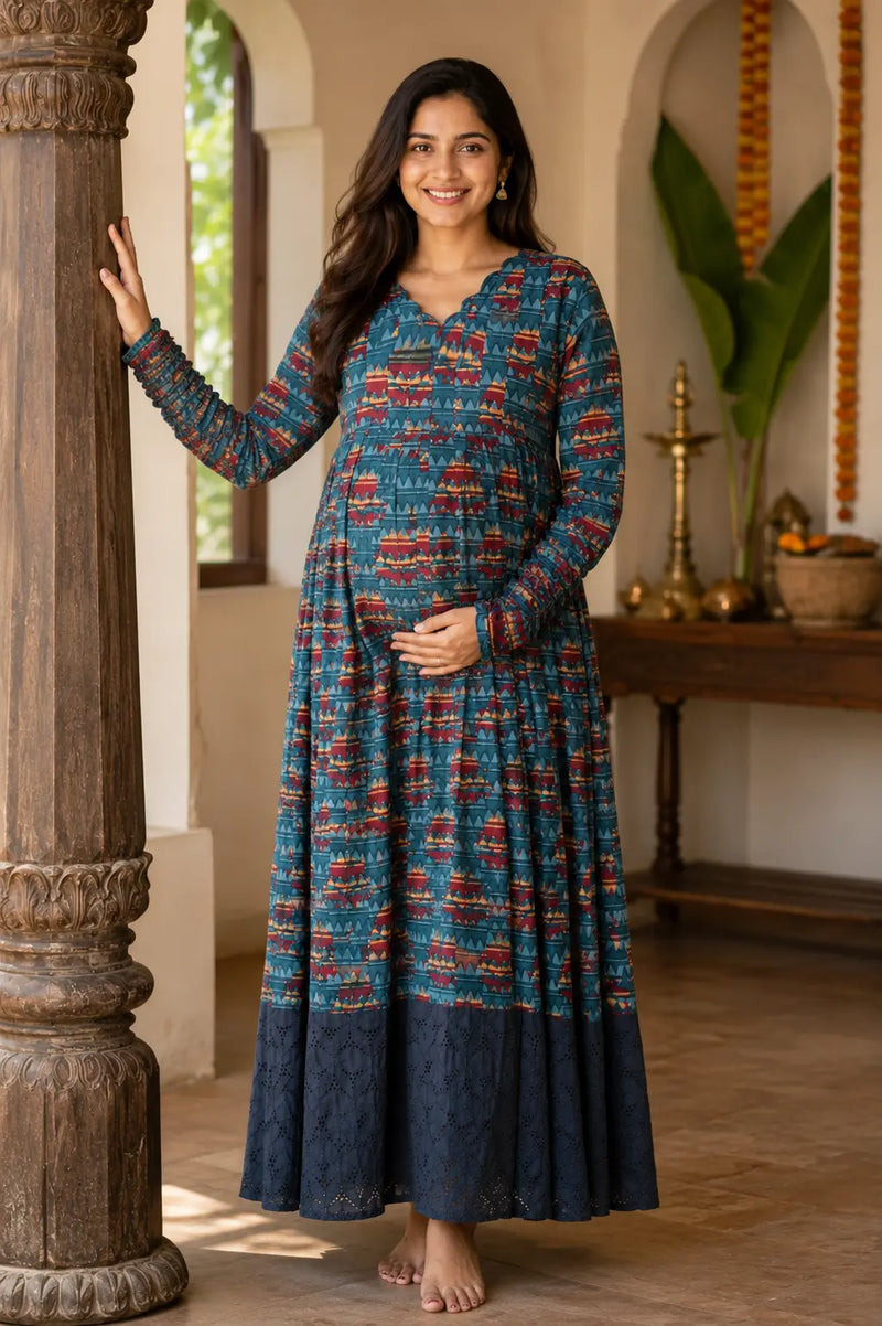 Aabha Heritage Maternity Anarkali (without dupatta)