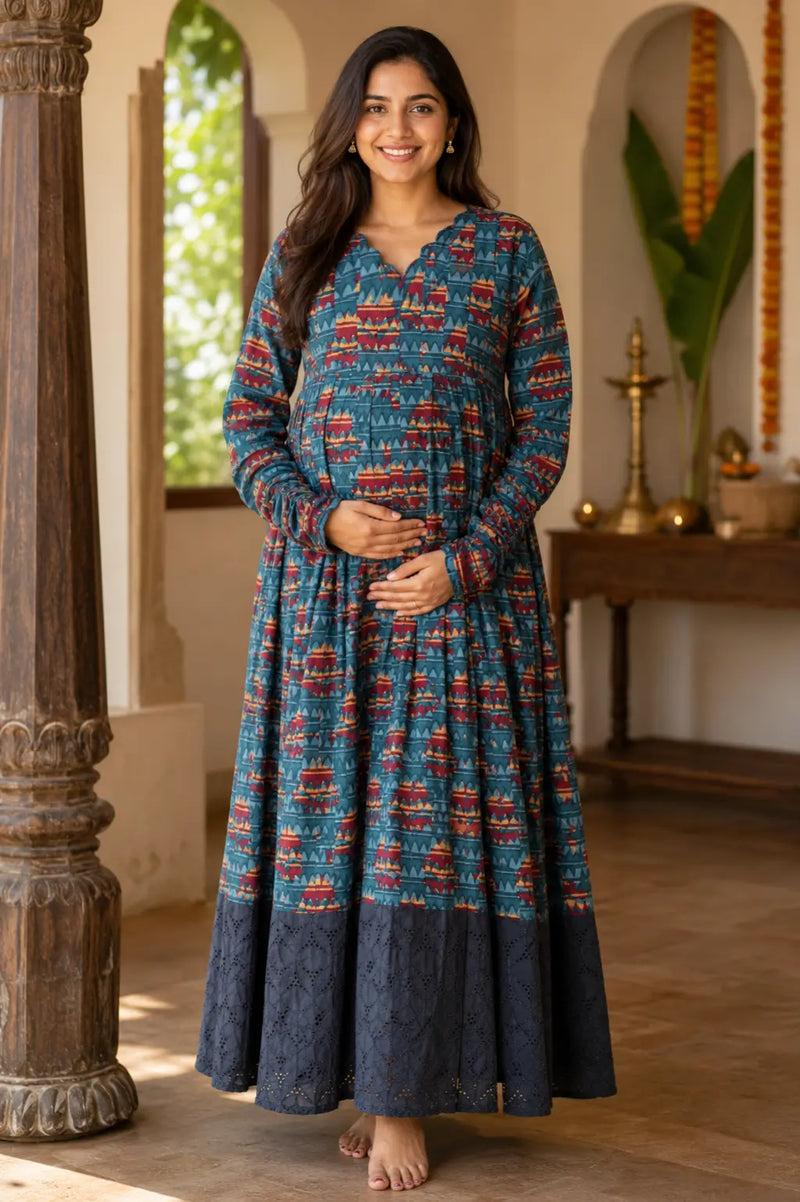 Aabha Heritage Maternity Anarkali (without dupatta)