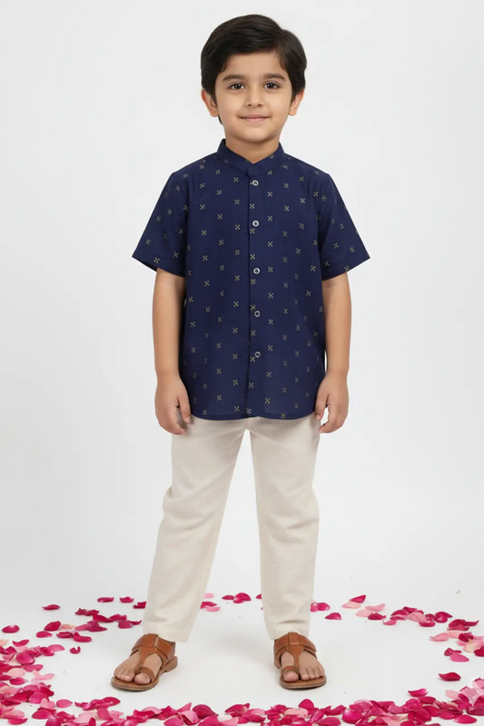 Royal Silk shirt & Pant Set