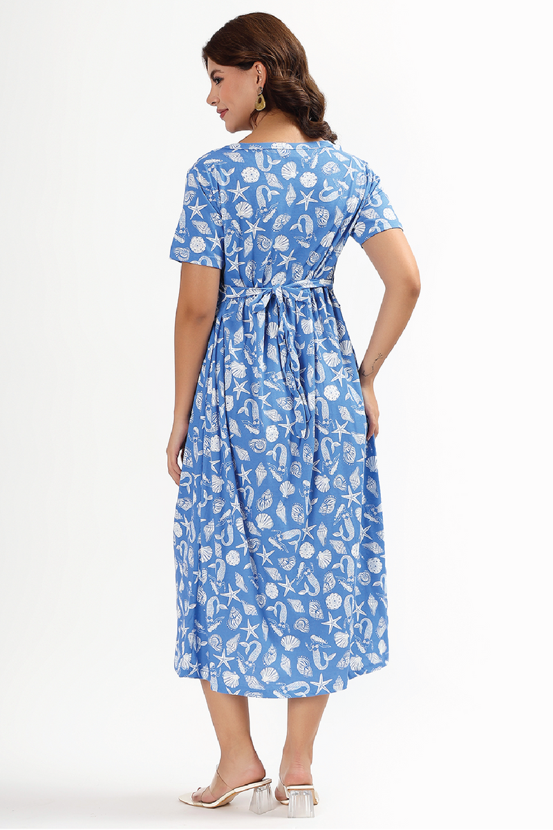 Starry Coast Zipless Feeding Gown