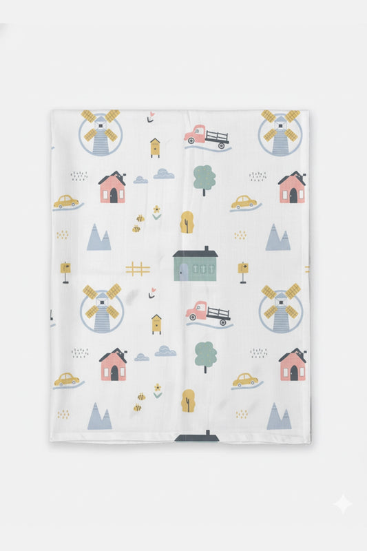 Tiny Town Mom Towel