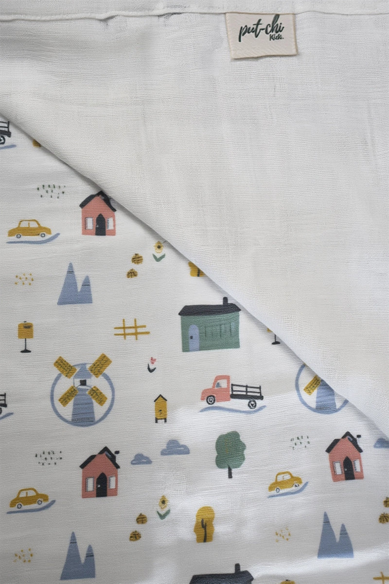 Tiny Town Mom Towel