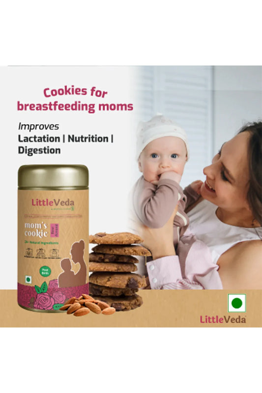 Mom's Cookies (150g+150g) - Post Birth Health & Lactation Cookies - Rose Almond