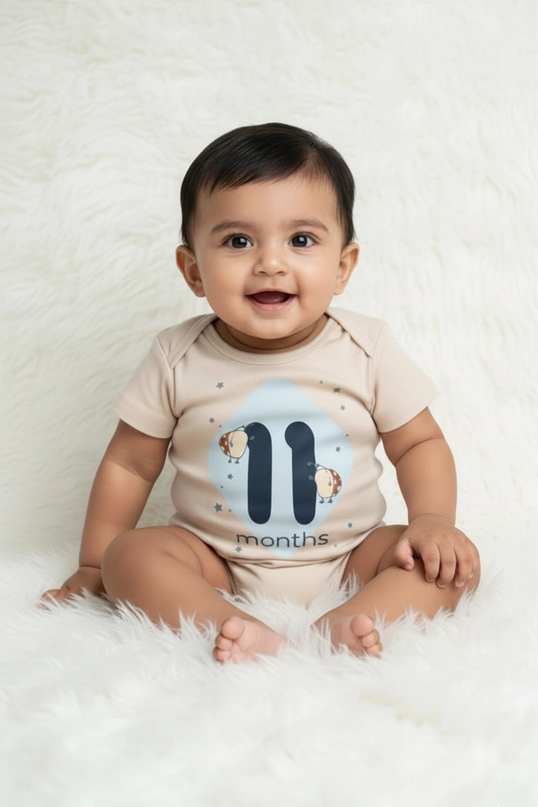 11 month  Milestone Onesies