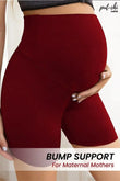 Marron Anti Chafing Maternity Shorts - Thigh Rub Prevention Short