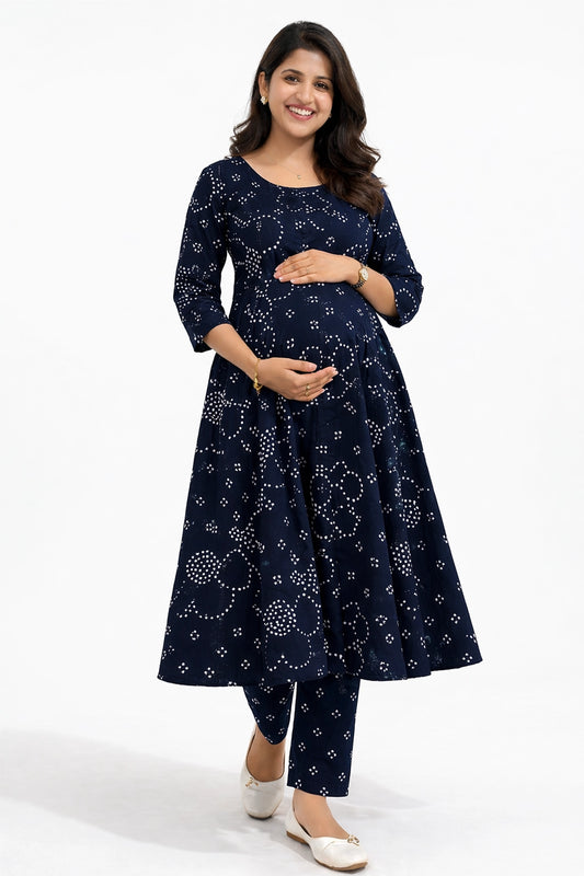 Bandhani Bloom feeding co-ord set