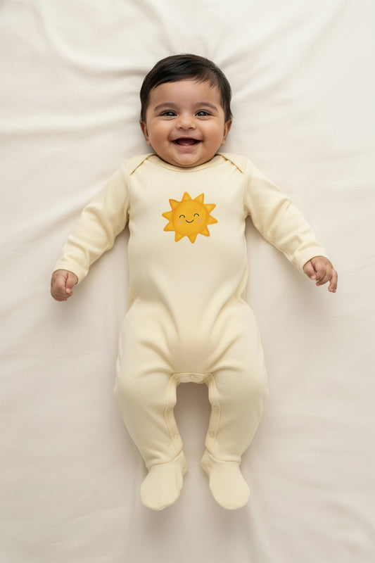 Warm Ray Footed Romper