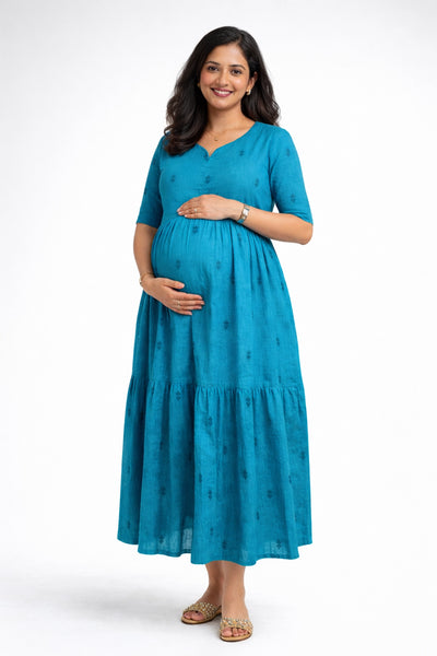 Blue Lagoon Feeding Dress