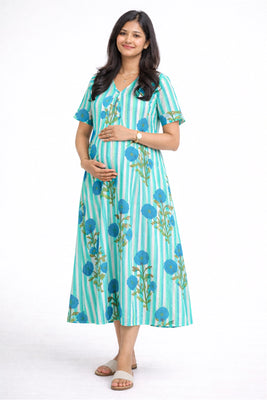 Aqua Petal feeding dress