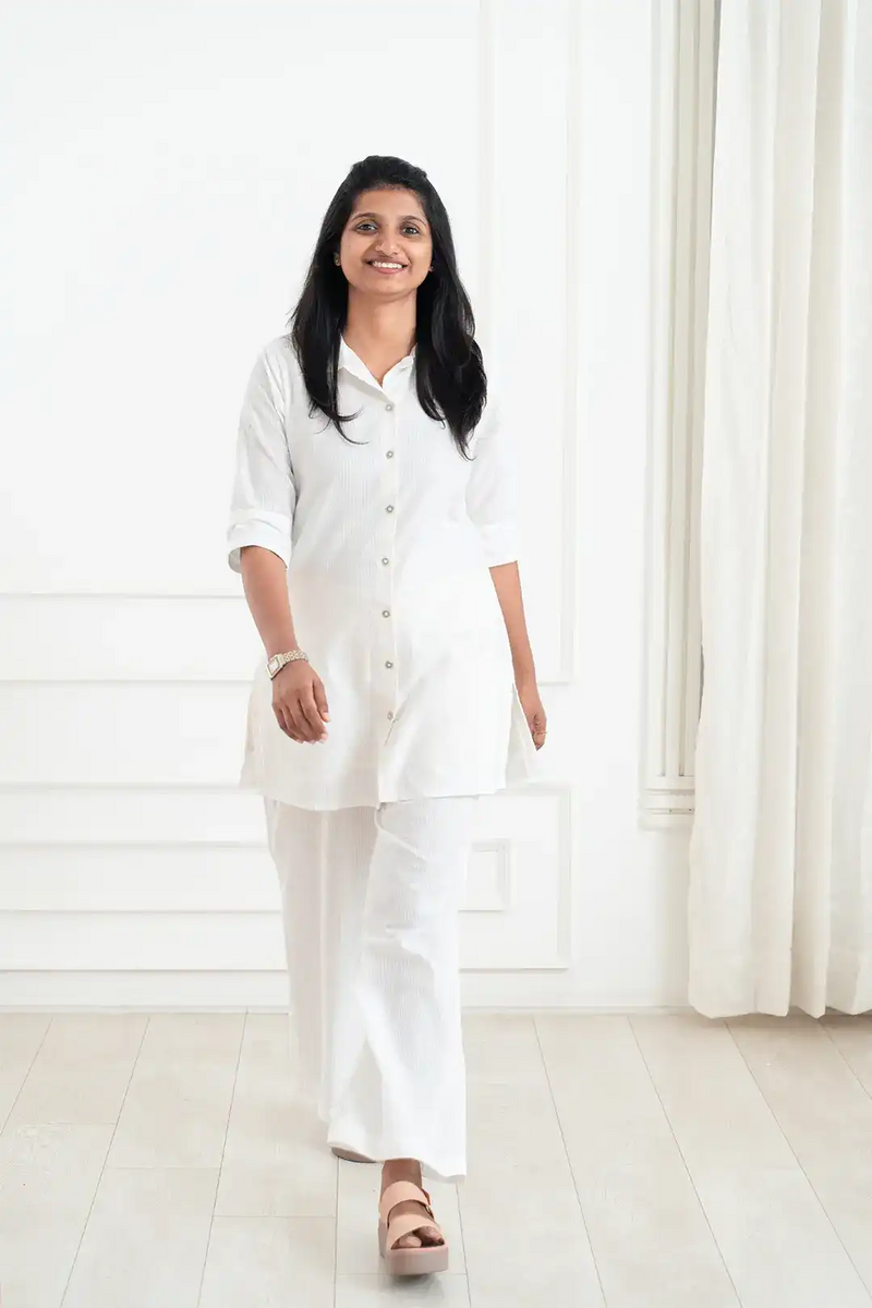 Cloud Cascade Feeding Co-ord Set