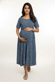 Fan Petal Zipless Feeding Gown