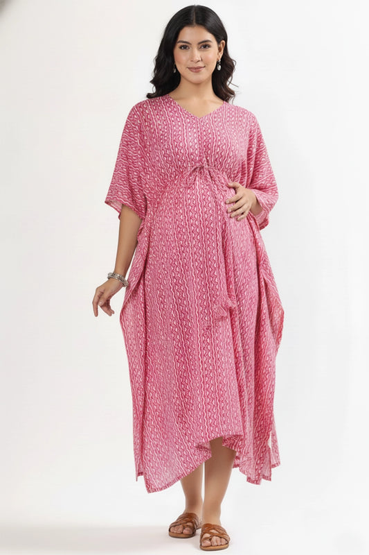 Pink Aura Feeding Kaftan