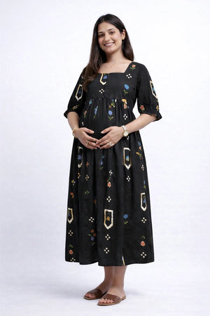 Midnight Grace Feeding Dress