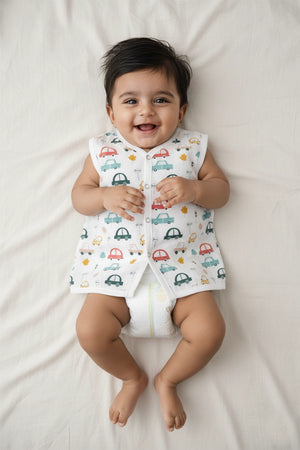 Muslin Sleeveless Jabla