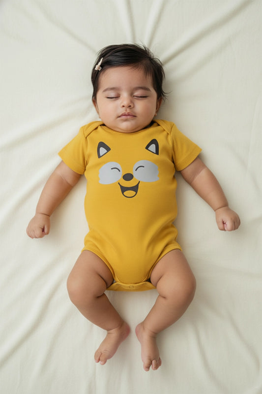 Foxy Cuddles knitted Onesie