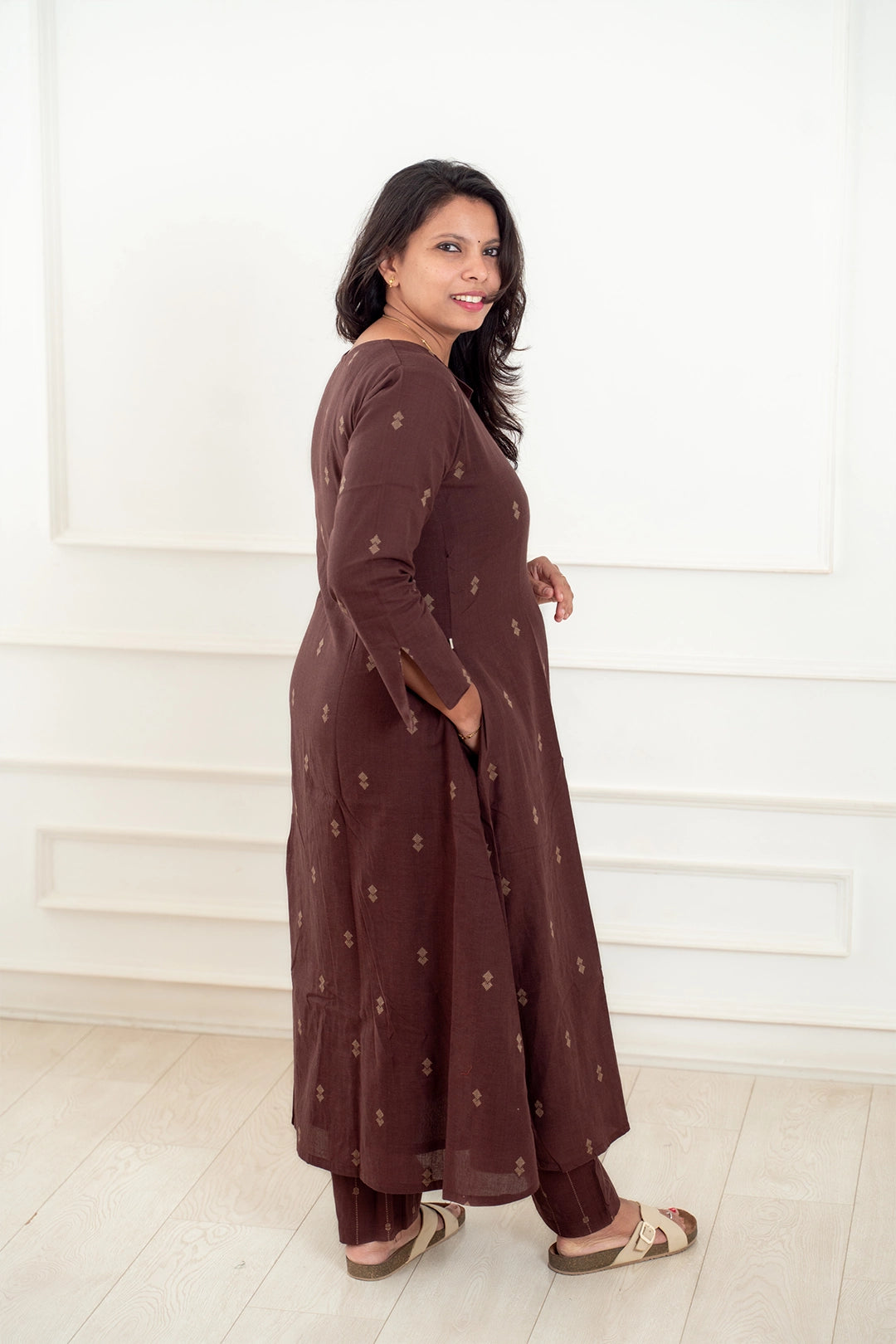 Weavers Brown Feeding Co-Ord Set