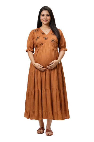 Hazel Bloom Feeding Dress