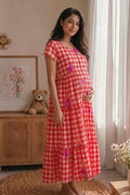 Picnic Candy Maternity Dress