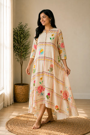 Vintage Rose Maternity Dress