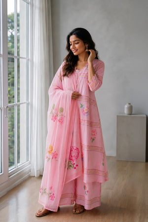 Blush Garden Maternity Suit Set