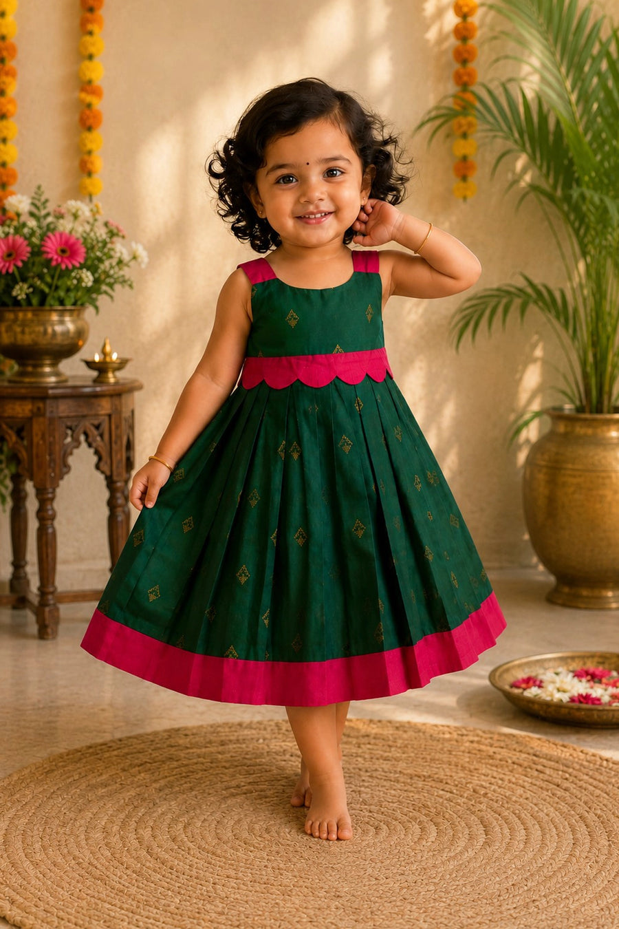Elara Scallop Frock