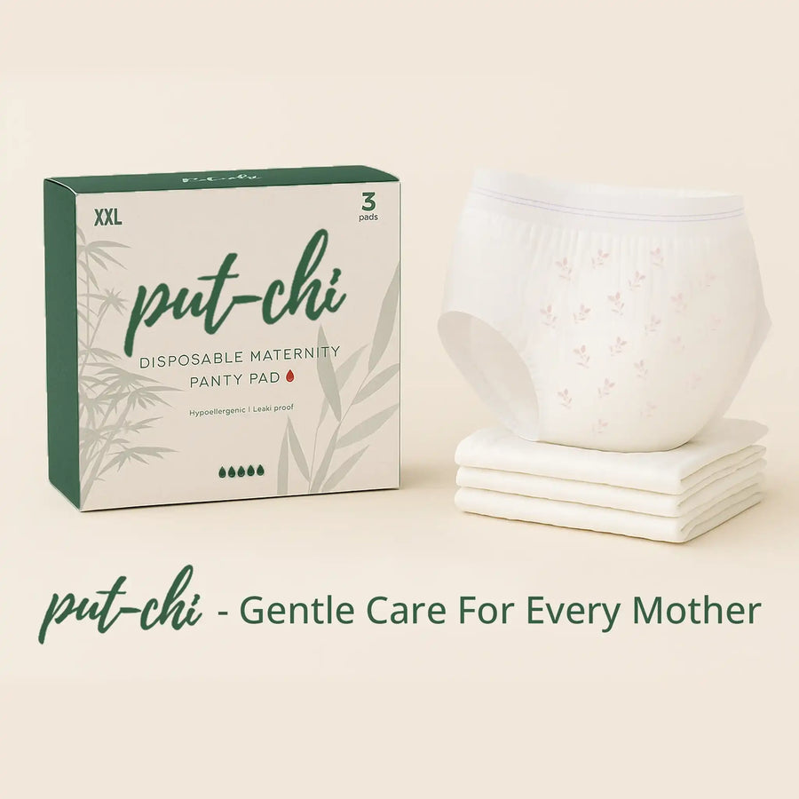 Disposable Maternity Panty Pad – XXL (Pack of 3) comfortably fits women wearing sizes XL–3XL.