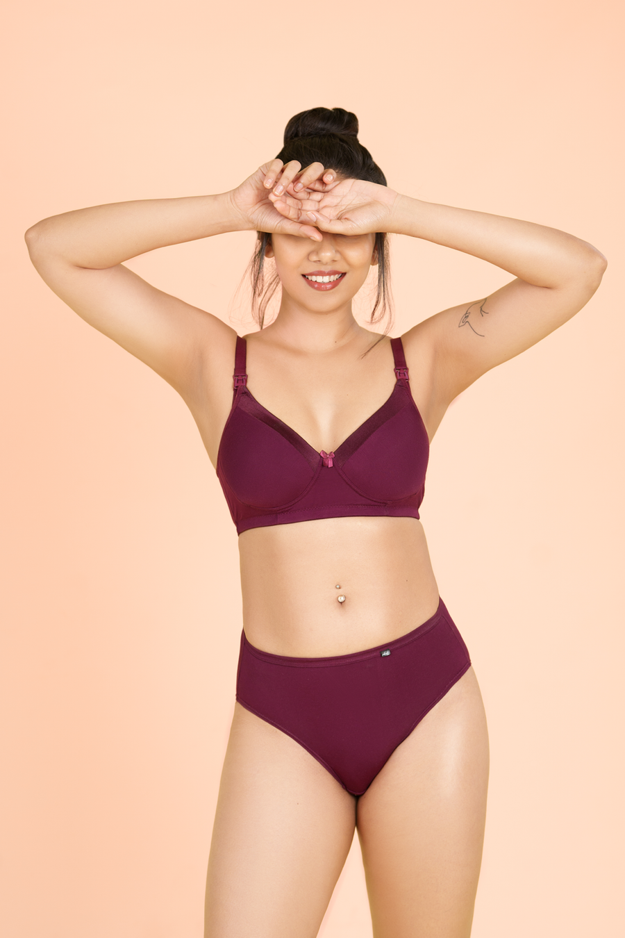 Wine Nakd Padded Maternity Bamboo Bra