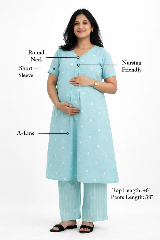 Aqua Amour Co-Ord Set