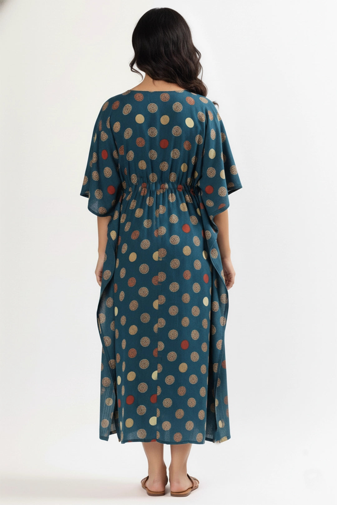 Moonlit Dots Feeding Kaftan