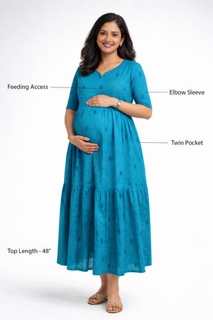 Blue Lagoon Feeding Dress