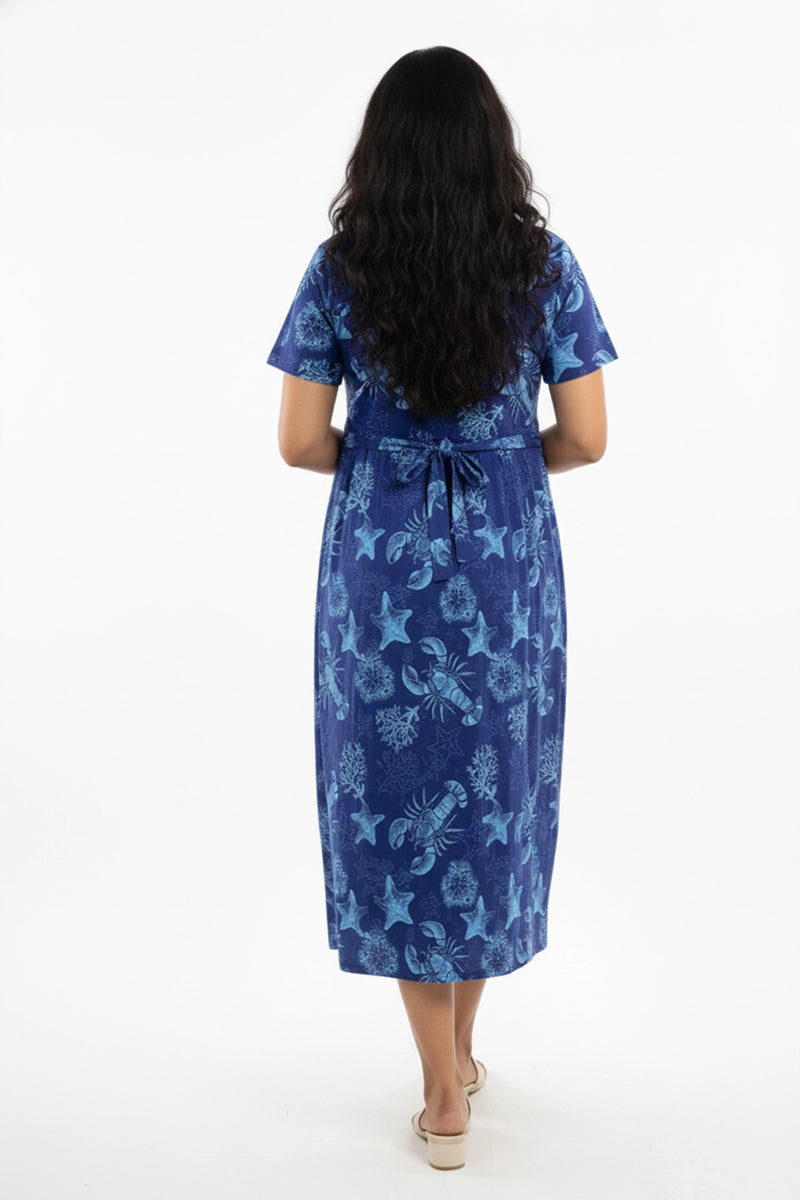 Underwater Dreams Zipless Feeding Gown