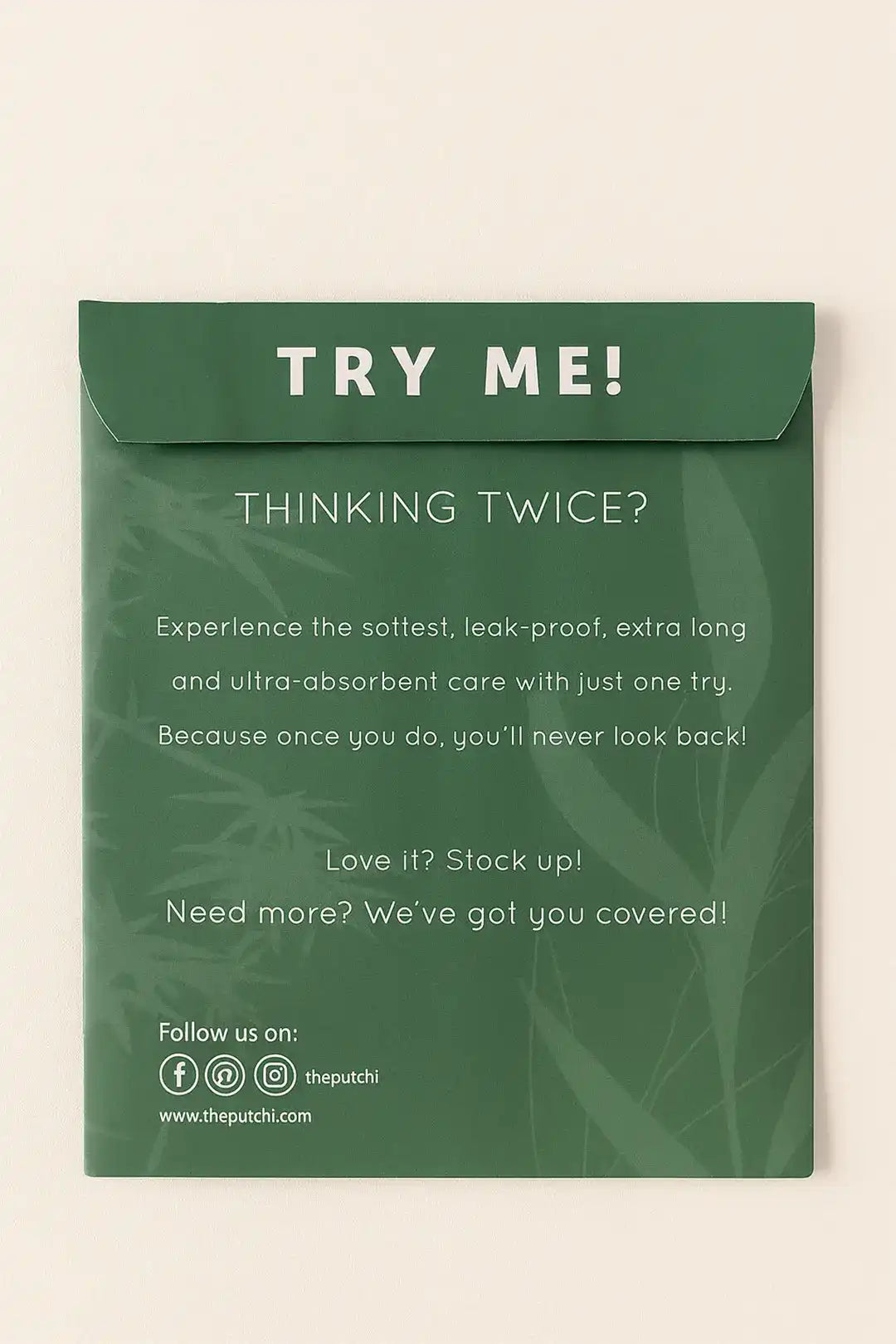 Bamboo Maternity & Heavy Flow Pads Pack of 2 (TRY ME PACK)