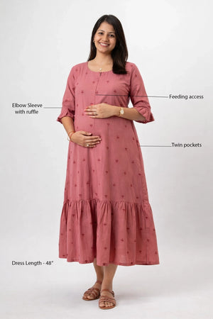 Muted Petal Feeding Dress