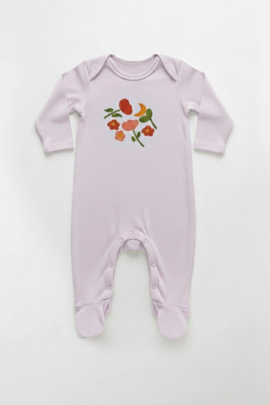 Sweet Blossom Footed Romper