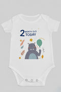 2 month  Milestone Onesies