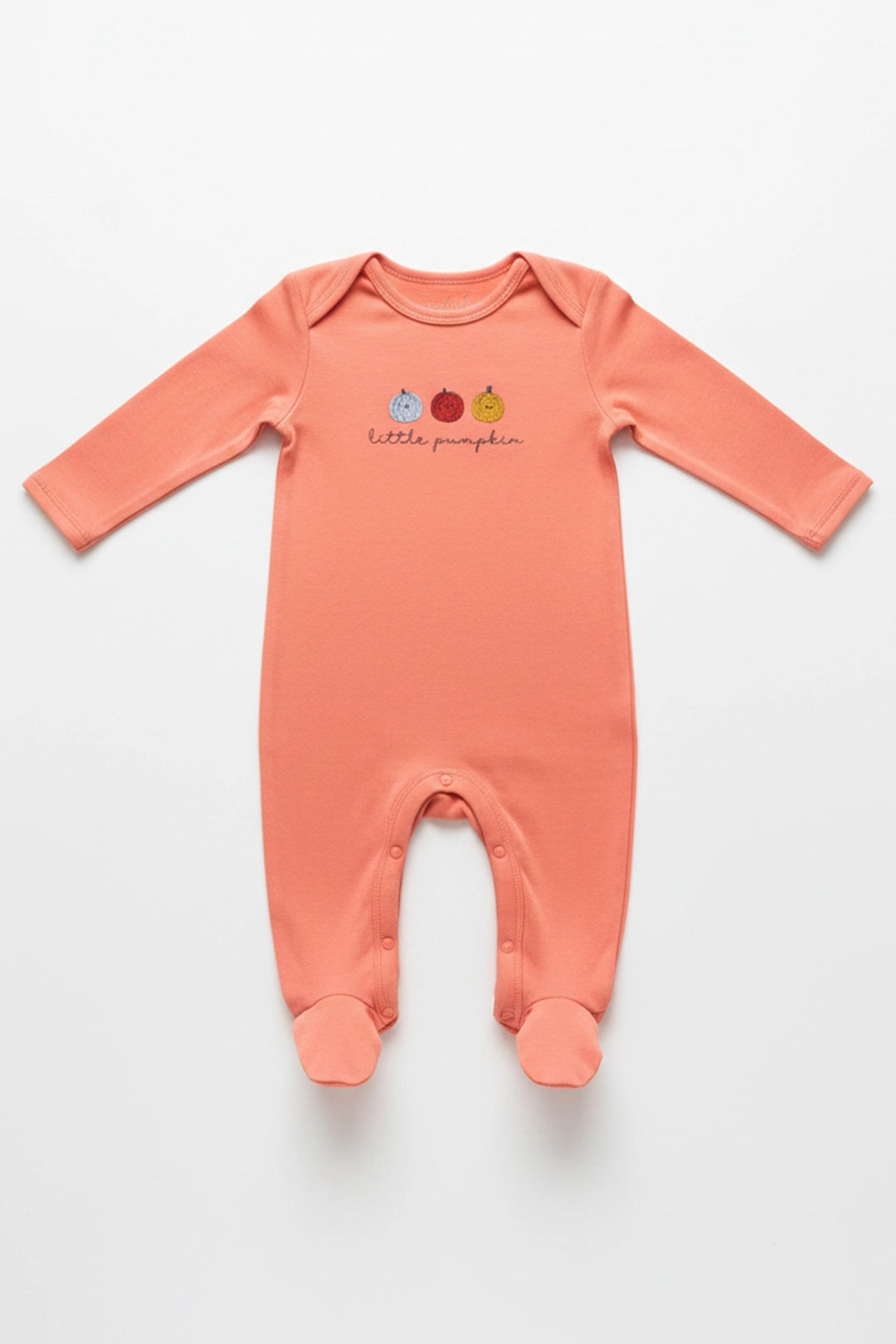 Pumpkin Parade Footed Romper