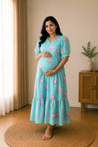 Sunlit Meadow Maternity Dress