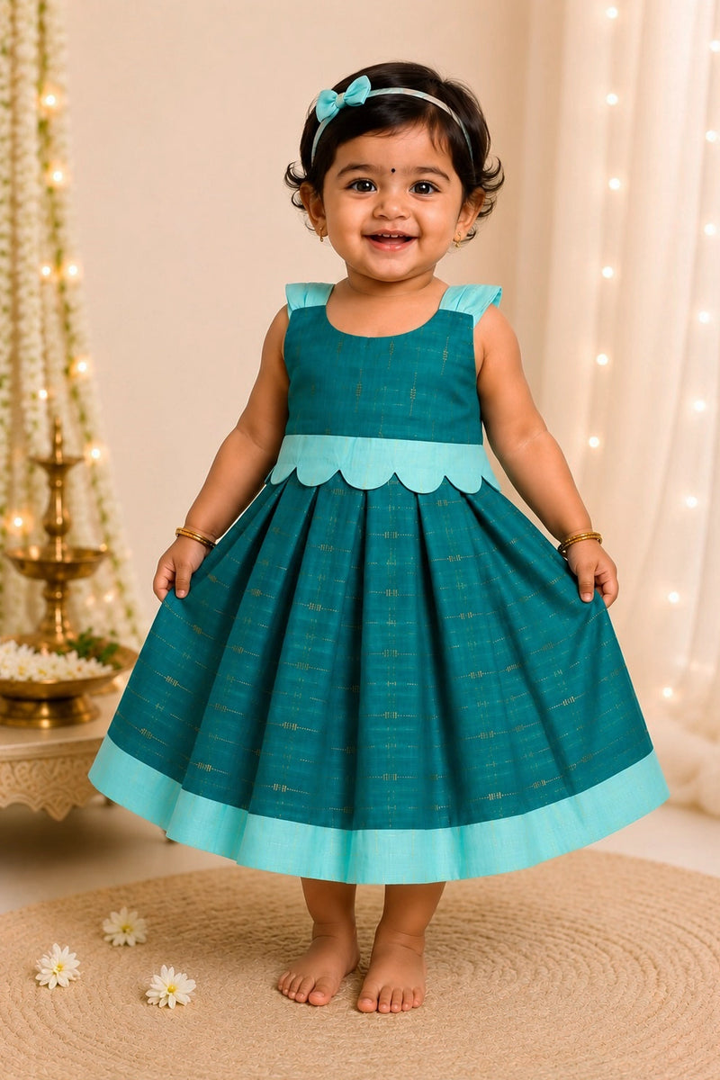 Zaria Scallop Frock