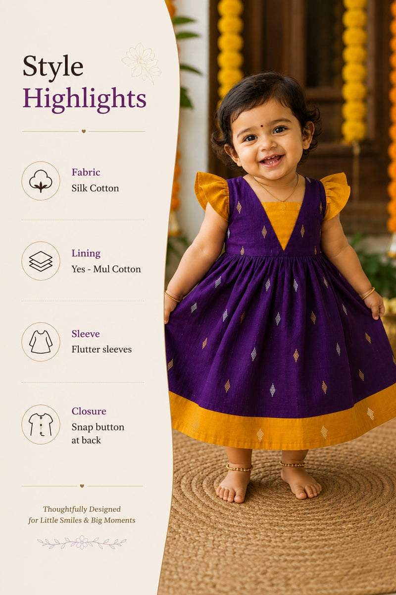 Anika Butti Silk Frock